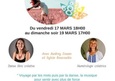 Week-end Danse et Numérologie Créatrice