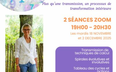 Formation en numérologie poétique cycle 1 : Techniques de base