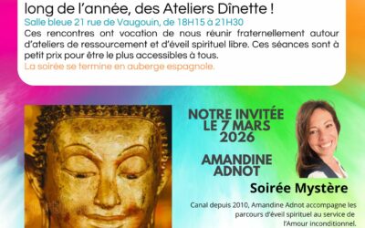Atelier A fleur d’âme 5 – 7 Mars 2026