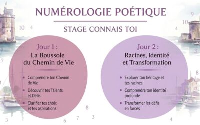 Stage « Connais-toi » Numérologie poétique