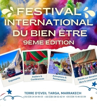 Participation au festival du bien-être à Marrakech les 14 et 15 Juin 2025